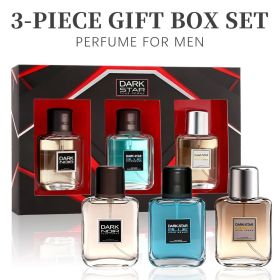 3-piece set Fragrance Men's Eau De Toilette Spray Cologne - Woody & Spicy Masculine Scent - With Cranberry