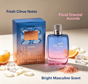 100ml Aquatic Fresh Scent Men Perfume Gradient Blue-Pink Rectangle Bottle Eau de Parfum Long Lasting Light Masculine Fragrance Premium Gift For H