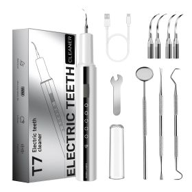 Popular dropshipping ultrasonic teeth cleaner for removing tea stains and tobacco stains, dental scaler for tartar and plaque, crescent-shaped