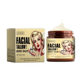 OUHOE Beef Tallow Honey Moisturizing Cream, Deep Moisturizing and Hydrating, Keeping Skin Elasticity, Moisturizing Cream