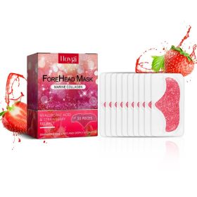 Hoygi Forehead Mask, Fade Out Fine Lines Filling Water Moist Firming Haun White Full Frontal Facial Skin Membrane (Option: 10pcs-110g-3.35*1.26*6.5inch)