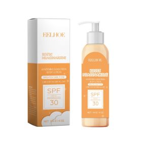 EELHOE Protective Brightening Body Lotion, Uv Protection Mild Moisturizing Light Refreshing Niacinamide Composition (Option: 114g-173.6g-6.22*1.69*1.69inch)