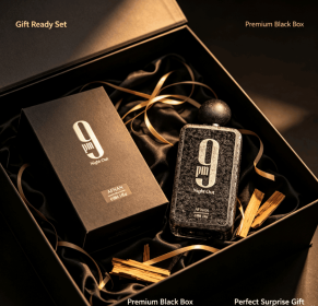 Men's Extrait de Parfum 100ml Rich Amber Woody Spicy Fragrance Long Lasting Perfume Textured Black Rectangular Bottle Round Matte Cap Luxury Even (style: Neutral fragrance Fresh fragrance)