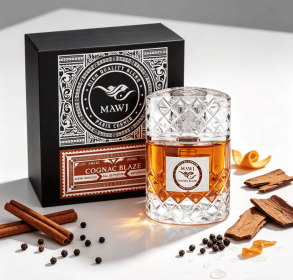 Men's Eau de Parfum 100ml Warm Spicy Woody Amber Fragrance Long Lasting Perfume Diamond Cut Clear Crystal Bottle Vintage Luxury Gift Cologne For (style: Neutral fragrance Fresh fragrance)